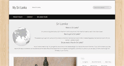 Desktop Screenshot of my-srilanka.com