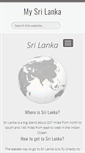 Mobile Screenshot of my-srilanka.com